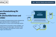 Einmalzahlung für Studierende